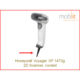 Honeywell Voyager 1470g Scanner, kabelgebunden, weiss