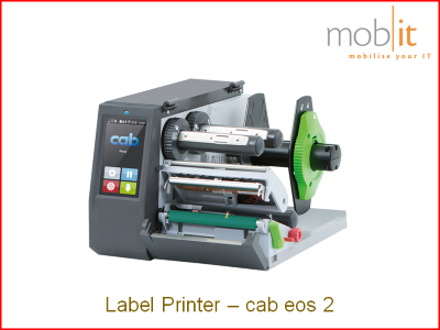 cab EOS2 Label Printer, Etikettendrucker, Imprimante d'étiquettes, Stampante per etichette | ☎ 044 800 16 30, mobit.ch