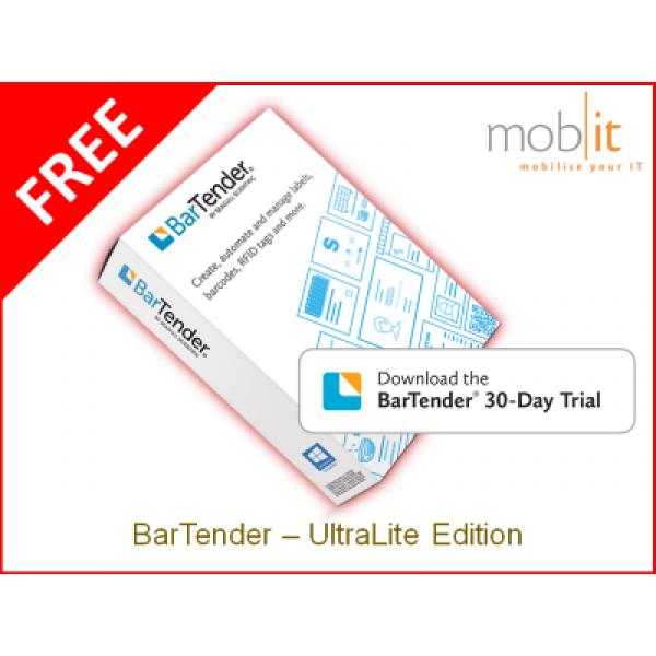 BarTender Label Software - FREE Edition | ☎ 044 800 16 30, info@mobit.ch
