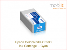 Epson C3500 Ink Cartridge Cyan/Blue - SJIC22P(C) │☎ 044 800 16 30 ▶ info@mobit.ch