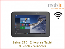 Zebra ET51 Tablet, Windows, 8.3-inch, Wi-Fi │☎ 044 800 16 30 ▶ info@mobit.ch