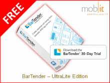 BarTender Label Software - FREE Edition | ☎ 044 800 16 30, info@mobit.ch