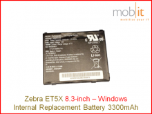 Ersatzbatterie für 8.3-Zoll Zebra ET5X Windows, 3300mAh