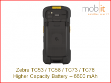 Zebra TC5X / TC7X Higher Capacity Batterie, 6600 mAh