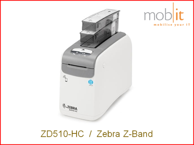 Zebra ZD510-HC Armbanddrucker, Imprimante de bracelets | ☎ 044 800 16 30 | mobit.ch