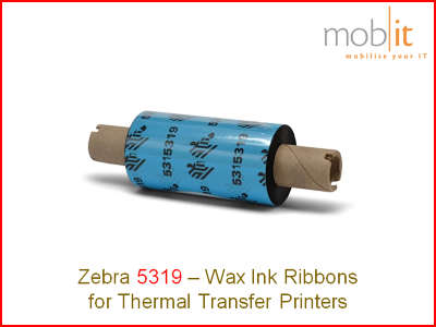 Zebra 5319 - Ink Ribbon, Farbband, Ruban encreur, Nastri per stampanti |☎ 044 800 16 30, info@mobit.ch