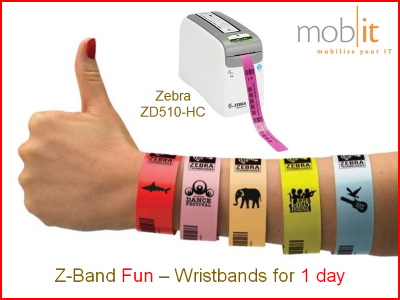 Zebra Z-Band Fun Wristbands, Armbänder, Bracelets |☎ 044 800 16 30, mobit.ch