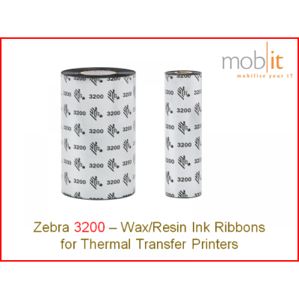 Zebra 3200 - Ink Ribbon, Farbband, Ruban encreur, Nastri per stampanti |☎ 044 800 16 30, info@mobit.ch