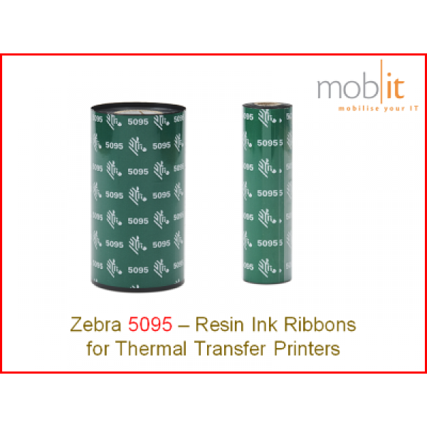 Zebra 5095 - Ink Ribbon, Farbband, Ruban encreur, Nastri per stampanti |☎ 044 800 16 30, info@mobit.ch