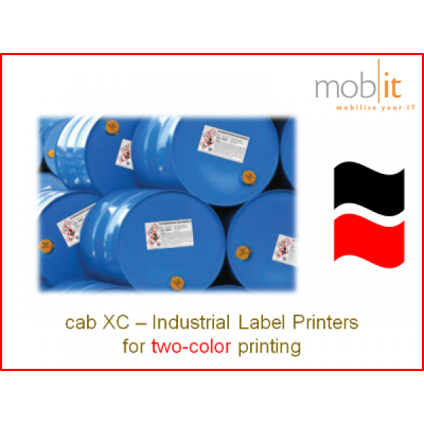 cab XC Label Printers | ☎ 044 800 16 30 ★ info@mobit.ch