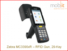 Zebra MC3390xR UHF-RFID Reader, 29-Key | info@mobit.ch, ☎ +41 44 800 16 30
