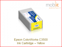 Epson C3500 Ink Cartridge Yellow - SJIC22P(Y) │☎ 044 800 16 30 ▶ info@mobit.ch