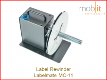 Labelmate Rewinder MC-11 for Label Printers | ☎ 044 800 16 30, ★ info@mobit.ch