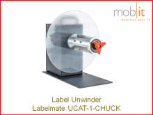 Labelmate Unwinder UCAT-1-CHUCK for Label Printers | ☎ 044 800 16 30, info@mobit.ch