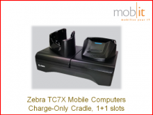 Zebra TC7X Charge-Only Cradle, 1+1 slots