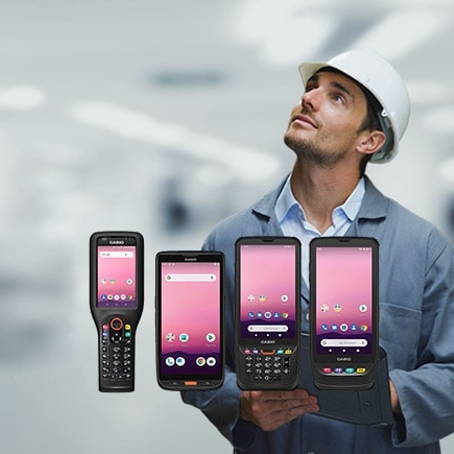 Terminaux mobiles pour la saisis de données pour un scan de codes-barres efficace en entrepôt, logistique et production