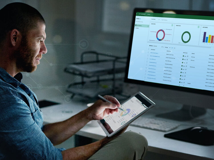 Solution MDM pour la gestion des applications et contenus mobiles d'entreprise avec tableau de bord centralisé