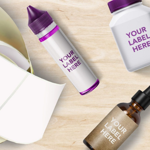 Mehrfarbige Produktetiketten für attraktive Kosmetikprodukte und sichere Verpackung von Arzneimitteln