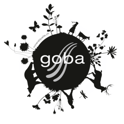 Logo de la marque populaire Goba Mineralquelle und Getränkemanufaktur, basée à Gonten, Appenzell