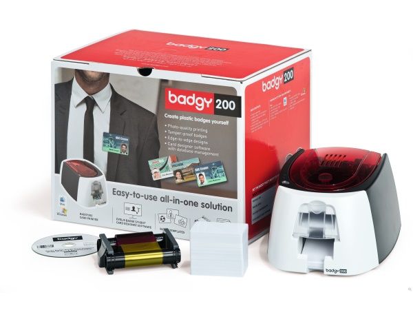 Evolis Badgy200 Card Printer, Kartendrucker, Imprimante cartes