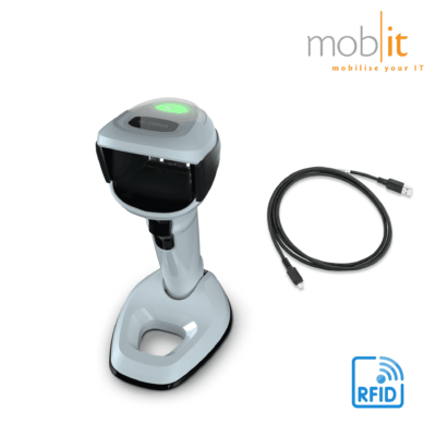 Zebra DS9908 Scanner with RFID white - corded