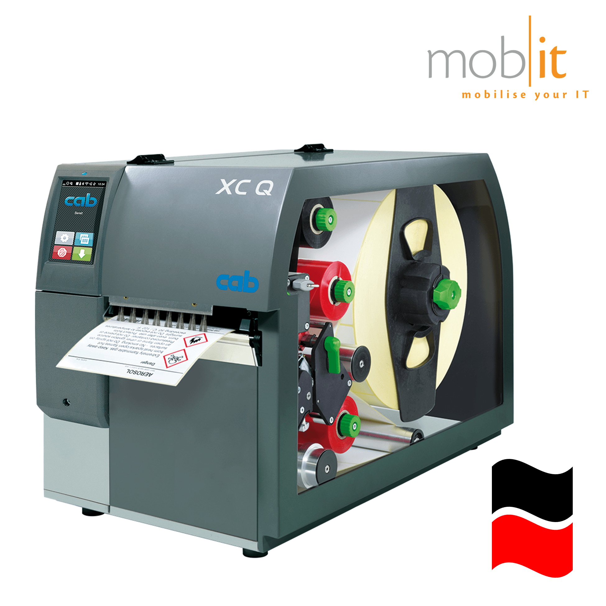 cab XC Q6.3 Industrial Label Printer, 4-inch