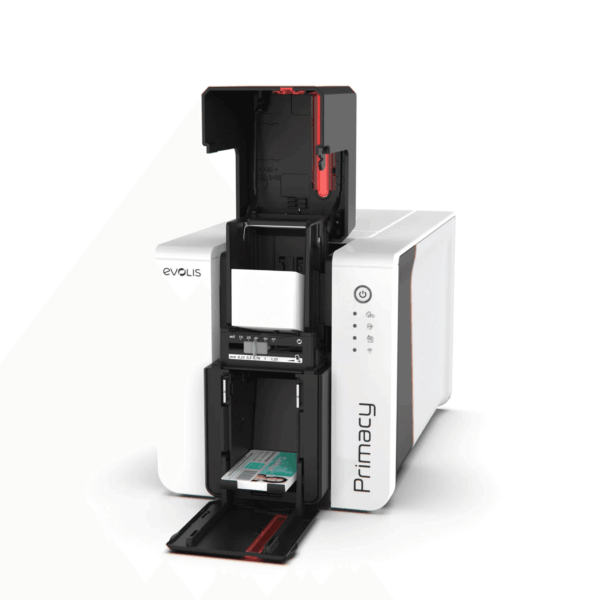 Professional card printers for badge printing, secure people ID and access control. Available in the webshop of mobit.