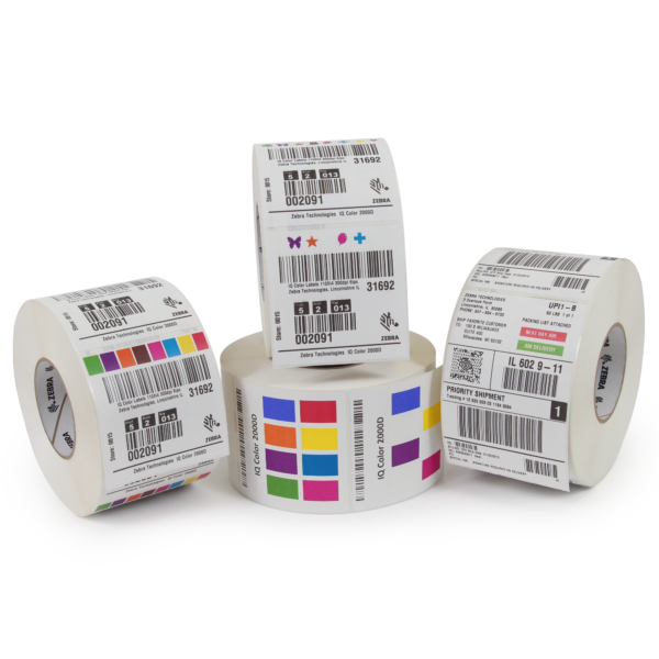 Rouleaux d'étiquettes avec codes couleur pour les applications médicales, l'identification sécurisée des médicaments et l'étiquetage permanent des échantillons de laboratoire