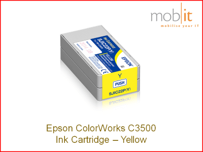 Epson C3500 Tintenpatrone yellow/gelb - SJIC22P(Y)