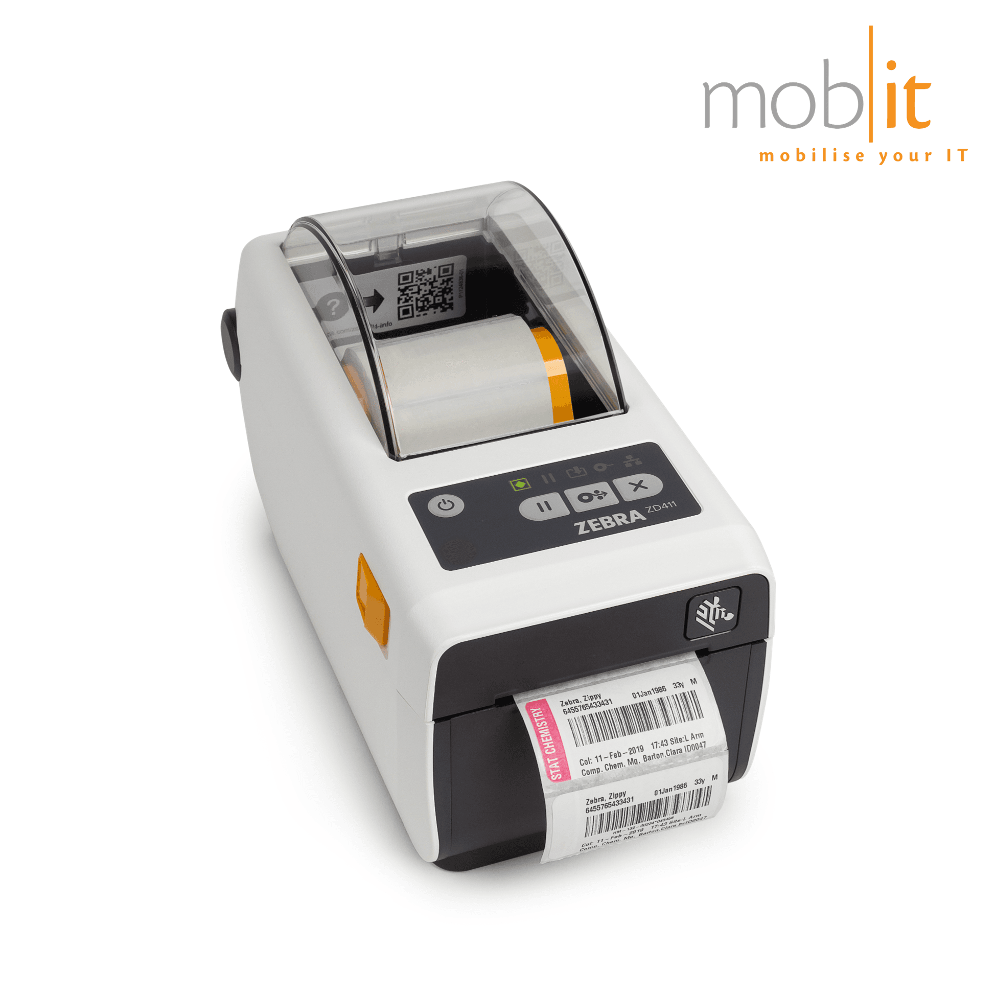 Zebra ZD411-HC Healthcare Label Printer, Direct Thermal