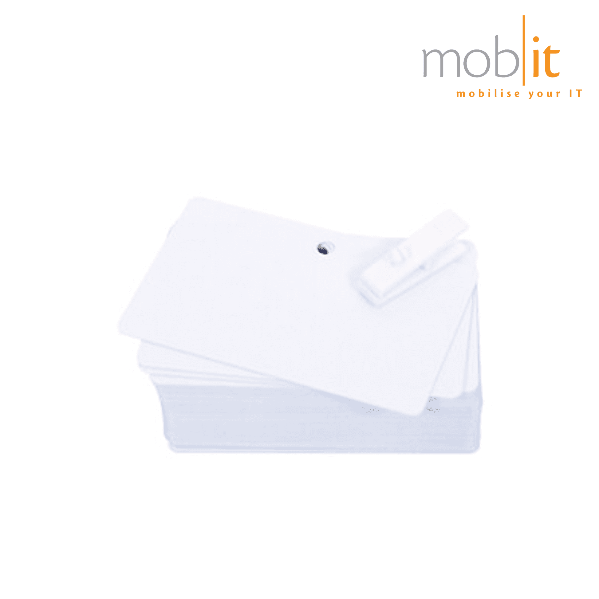 High-quality Consumables for Card Printers | PVC Cards, white, pre-punched
