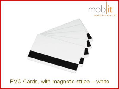 Premium PVC Cartes blanc, MAG LOCO, 500 pieces, 30 MIL