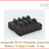 Honeywell 8675i Wearable Scanner, Battery Charge Cradle, 8-bay