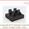 Honeywell 8675i Wearable Scanner, Device Charge Cradle, 4-bay