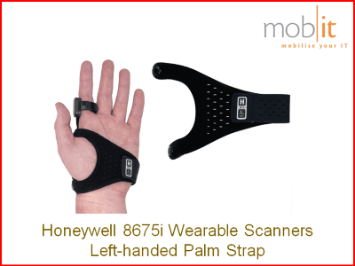Honeywell 8675i Wearable Scanner, Palm Strap left-handed