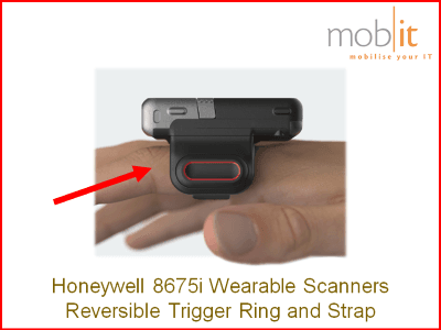 Honeywell 8675i Wearable Scanner, Reversible Triggered Ring