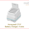 Battery Charger for Honeywell CT37 Healthcare, 4 slots