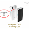 Carrying Clip for Honeywell CT37 Healthcare, white