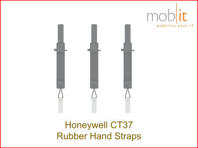 Rubber Hand Strap for Honeywell CT37 Healthcare, grey