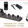 Charging Base for Honeywell CT37 Mobile Computer (with protective boot), 4+4 slots