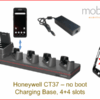 Charging Base for Honeywell CT37 Mobile Computer (no protective boot), 4+4 slots