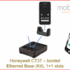 Ethernet Base for Honeywell CT37 Mobile Computer (with protective boot)