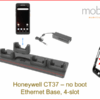 Ehternet Base for Honeywell CT37 Mobile Computer (no protective boot), 4 slots