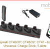 Honeywell CT47 Mobile Computer - Charge Dock, 5-slots, booted