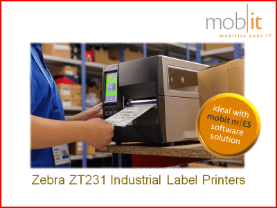 Zebra ZT231 Industrial Label Printer, Application