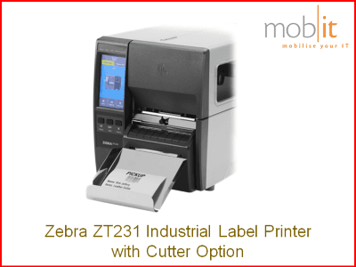 Zebra ZT231 Industrial Label Printer, Cutter