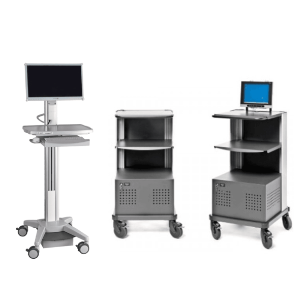 Mobile workstations in various configurations for industry and healthcare. Contact mobit for specific details.