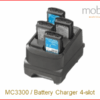 Zebra MC3300 Mobile Computer | Battery Charger 4-slot