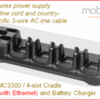 Zebra MC3300 Cradle and Battery Charger Ethernet 4-slot