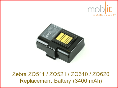 Zebra ZQ500, ZQ600: Battery | BTRY-MPP-34MA1-01